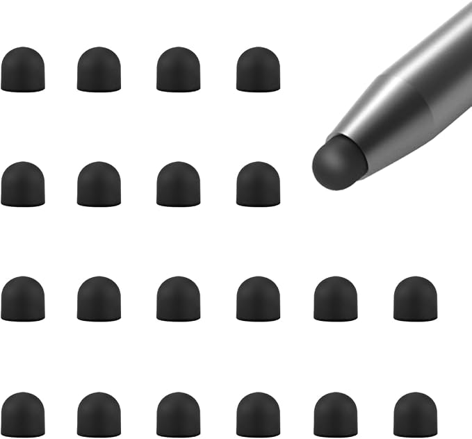 20Pcs Replacement Tips Silicone Rubber Touch Screen Pens Tips by YOLUFER