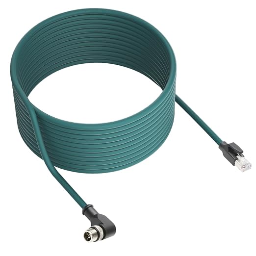 Alvin's Cables M12 X-Code 8 Pin Male to RJ45 Ethernet Cable - Image 5
