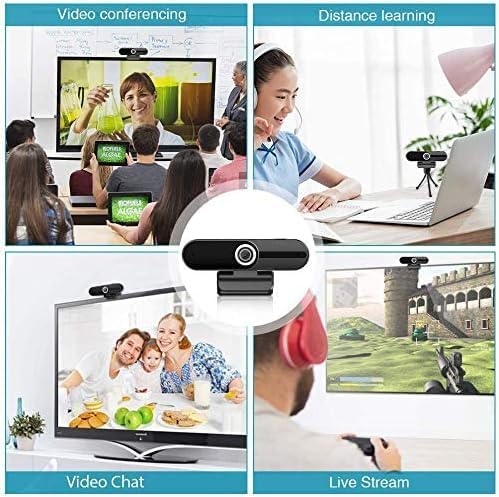 4K Webcam, HD Webcam 8MP- Laptop PC Desktop Computer Web Camera - Image 5