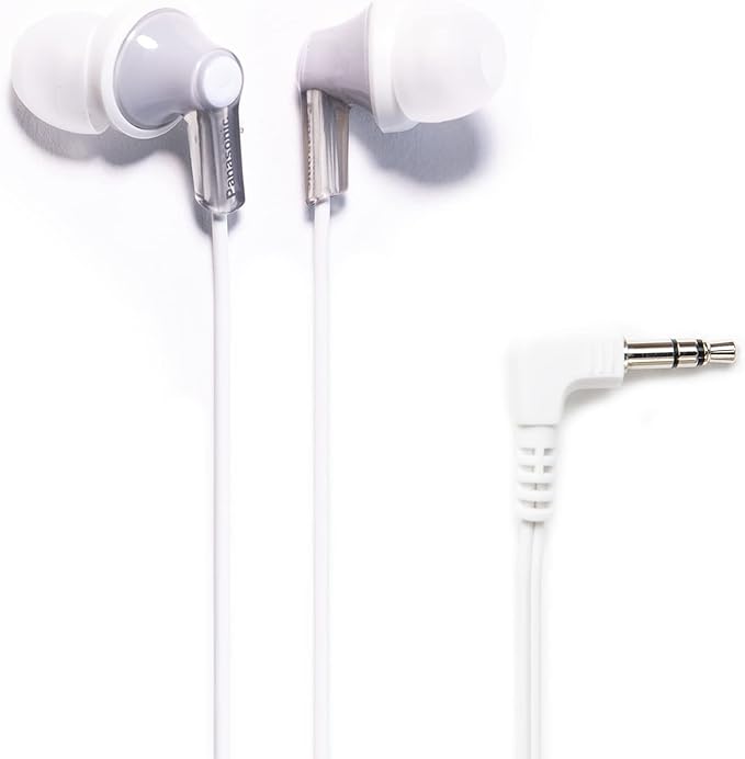 Panasonic ErgoFit Wired Earbuds, 3.5mm Jack In-Ear Headphones Wired by Panasonic