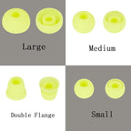 4 Pairs Silicone Replacement Earbud Tips Earbud Cap Compatible - Image 3