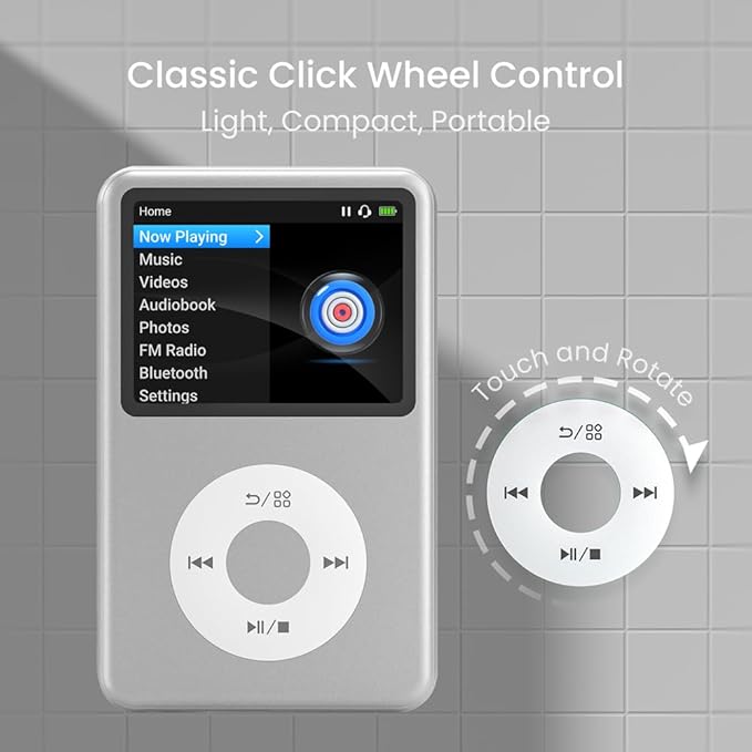 Mp3 Player with Bluetooth Y1 Portable Music Digital Players Supports Playlist - Image 6