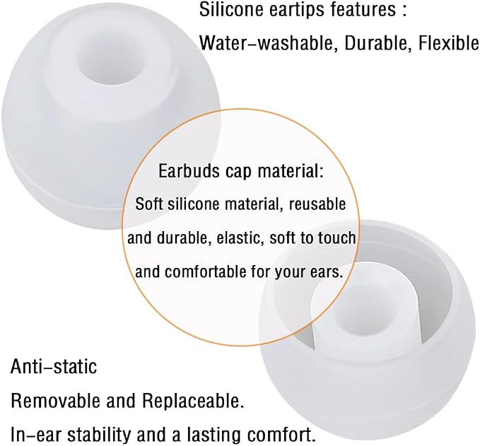 Silicone Ear Tips Replacement Earbud Tips - Image 5