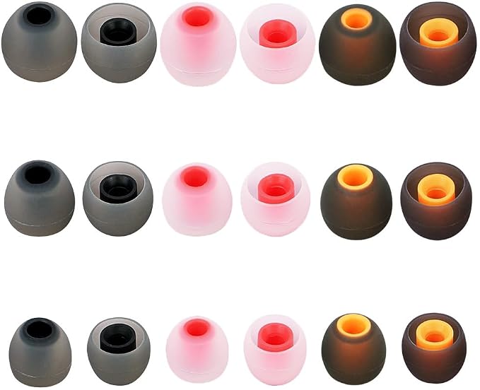 Earbud Tips Ear Bud Tips Soft Anti Slip Washable and Reusable Silicone - Image 7