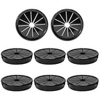 8PCS Cable Grommets, 2-3/16" Desk Hole Cover Petal Shaped Buckle Type Nylon by EASYEAH