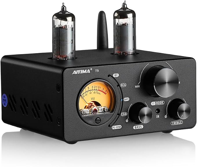 AIYIMA T9 100W*2 Bluetooth Stereo Amplifier Class D Amp 2.0/2.1 Channel Tube by ExporeHiFiNeverEnd