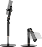 NEEWER Basics Cell Phone Stand for Desk, Adjustable Phone Holder Clamp by Neewer