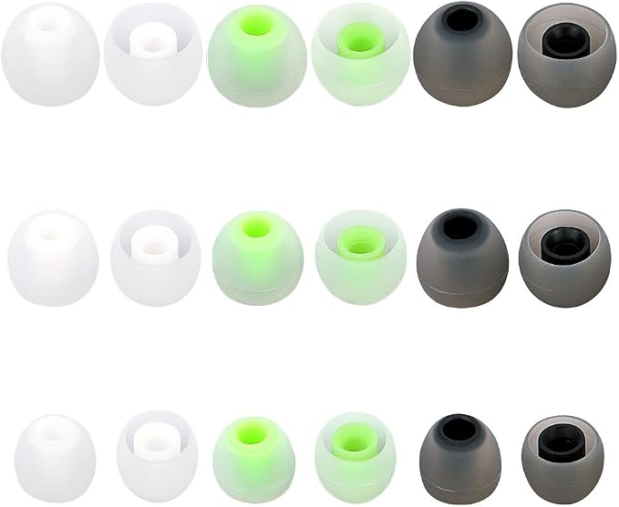 Earbud Tips Ear Bud Tips Soft Anti Slip Washable and Reusable Silicone - Image 7