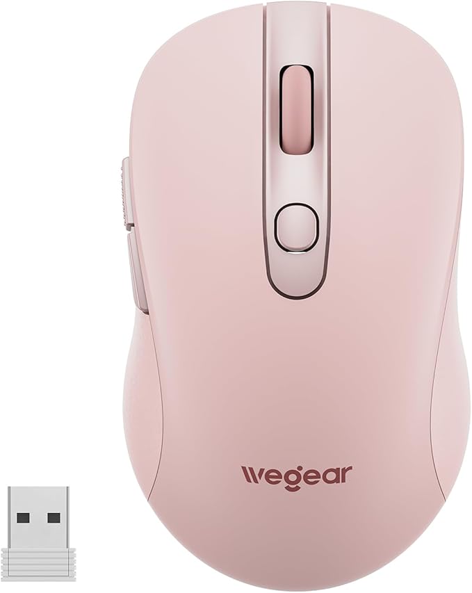 wegear USB Wireless Mouse for Laptop PC Mac, 2.4GHz Cordless Mouse by wegear