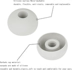 4 Pairs Silicone Ear Tips Earbuds Replacement Tips Earbuds Cap Eartips Tips - Image 6