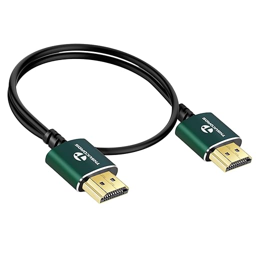 Thin HDMI to HDMI Cable 6.6FT 2 Pack, Ultra Slim & Flexible HDMI Cord Supports - Image 7