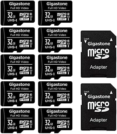 GIGASTONE 32GB 10-Pack Micro SD Card, Full HD Video, Surveillance Security Cam - Image 8
