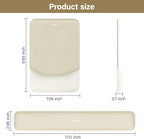 MOSISO Wrist Rest Support for Mouse Pad&Keyboard Set, Rectangular Ergonomic - Image 7