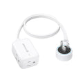 TROND 360° Rotating Flat Plug Extension Cord Surge Protector 1.5ft, Small Power by TRONDOfficial