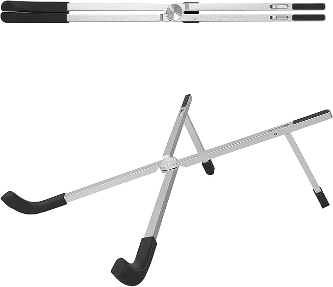 Protable Laptop Stand for Desk, Foldable Laptop Riser Holder, Ventilated by VECOFO