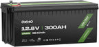 OKMO 12V 300Ah LiFePO4 Lithium Battery 150A BMS 3840Wh Rechargeable Battery by OKMOBeYourHomePowerBackup