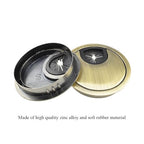 HAHIYO 2Pcs 2.4Inch/60mm Bronze Zinc Alloy Desk Grommet Wire Grommet Cable - Image 4