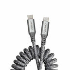 Ventev Helix 3ft Expandable USB C to USB C Cable | Fast Charging Cable by VENTEV
