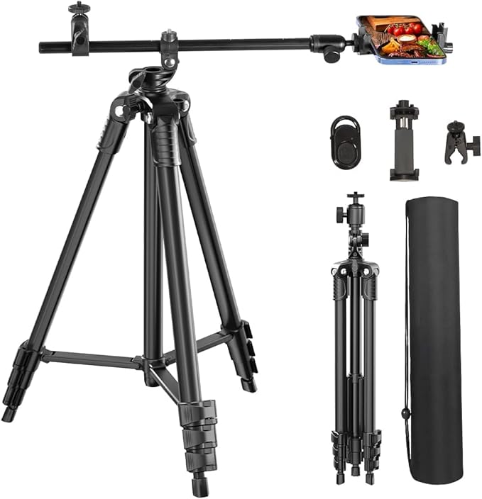 Phone Tripod, Arsoer 67" Adjustable Height Tripod by Arsoer