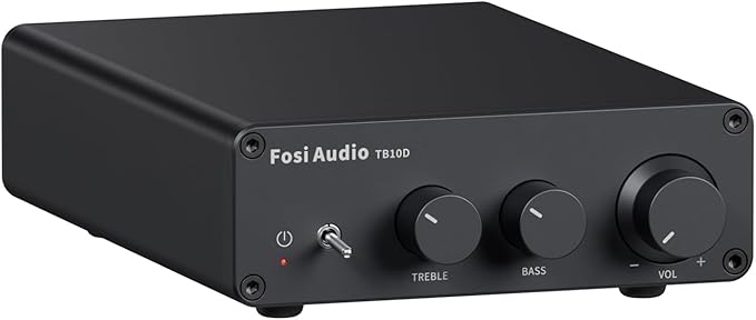 Fosi Audio TB10D 2 Channel Stereo Amplifier, Class D Mini Power Integrated by FosiAudio
