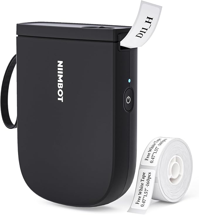 NIIMBOT Label Maker Bluetooth Mini Label Printer D11 2024 Version, Portable by NIIMBOT%C2%AE