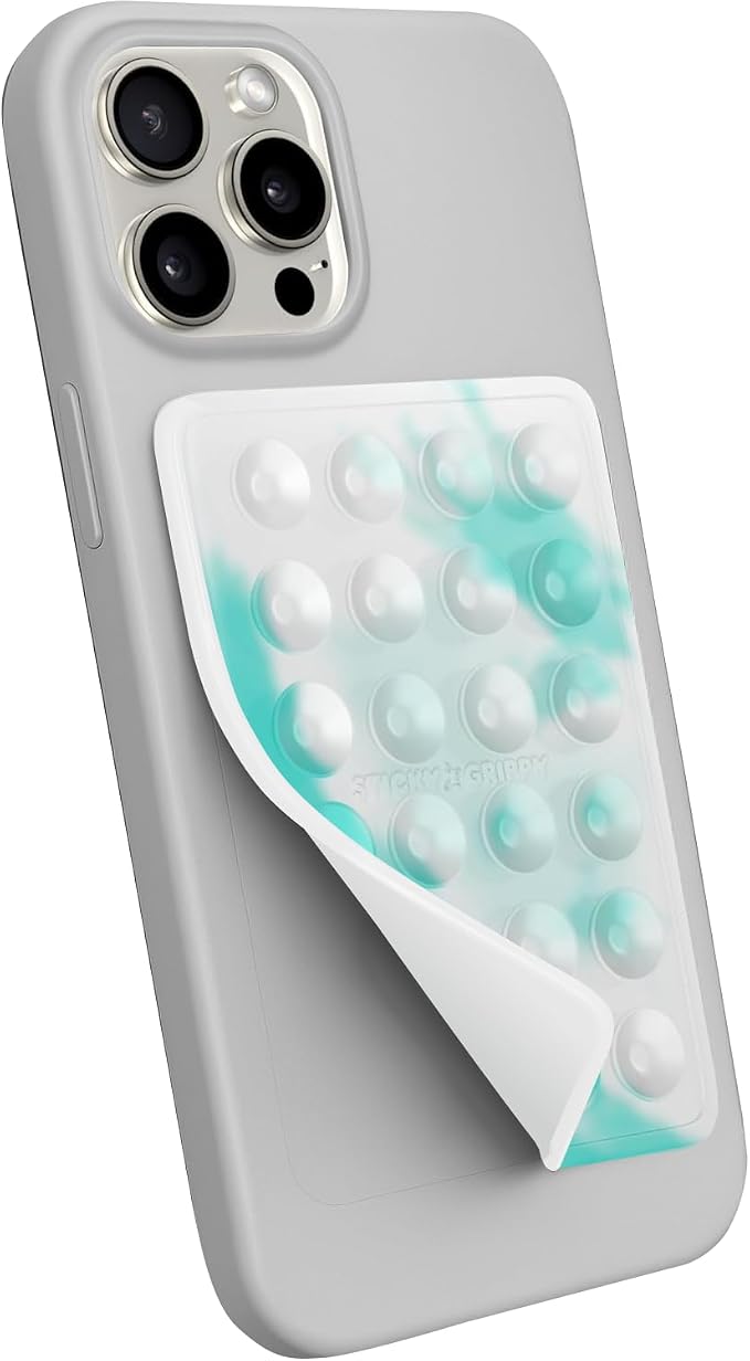 Suction Phone Case Mount, Sillicon Adhesive Phone Accessory by StickyGrippy