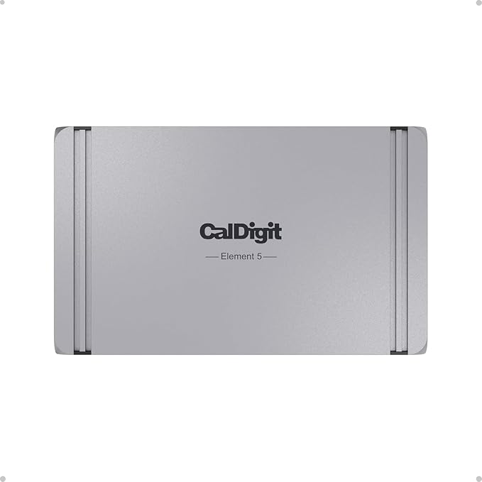 CalDigit E5 - Thunderbolt 5 Element 5 Hub - 9-Port, 4xThunderbolt 5/USB4 v2 - Image 9