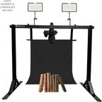 Glide Gear OH100 Professional Metal Overhead Table Top Mount Stand Photography - Image 2