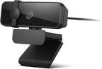 Lenovo HD 1080p Webcam- Black w/ 95° Wide Angle, 360° Rotation Pan & Tilt - Image 2