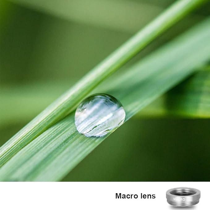 Silver 3 in 1 Cell Phone Camera Lens Kit Wide Angle Macro Fisheye Lens Universal - Image 4