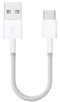 Short CarPlay Cable for Apple iPhone 16 Pro Max Charger Woven USB A to USB C by SOMZU