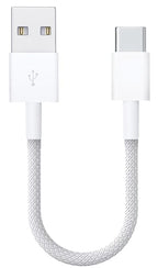 Short CarPlay Cable for Apple iPhone 16 Pro Max Charger Woven USB A to USB C by SOMZU