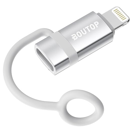 USB C to Lightning Adapter, Type C to Lightning Adapter Support 36W PD Fast by Amavasion