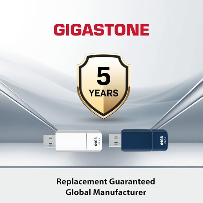 GIGASTONE 64GB Flash Drive Z60NB USB 3.2 Gen 1, Ultra Fast, Retractable Capless - Image 6