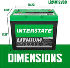 Interstate Batteries 12V 60Ah Group Size 24M Lithium Deep Cycle LiFePO4 - Image 3