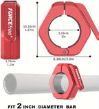 Barbell Clips, Barbell Clamps, Quick Release Olympic Barbell Clamps - Image 5
