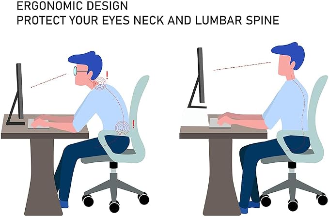 SAMDI Wooden Computer Monitor Stand, Desktop Accessories, Laptop Stand - Image 3