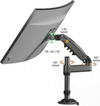 NB North Bayou Monitor Desk Mount Long Arm - Image 3