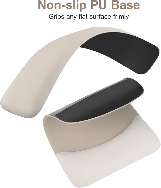 MOSISO Wrist Rest Support for Mouse Pad&Keyboard Set, Rectangular Ergonomic - Image 5
