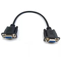 DB9 Female to VGA Female 15Pin Three-Row Signal Transmission Cable, VGA to DB9 by GXMRHWY