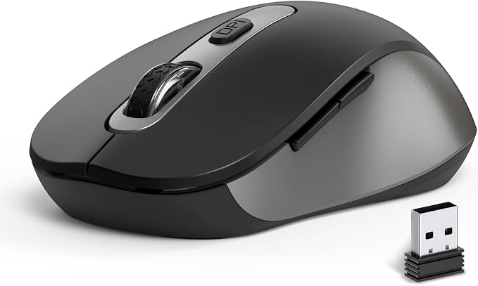 Wireless Mouse for Laptop, Chromebook, Silent Wireless Mouse by Acozykitten