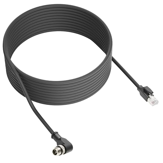 Alvin's Cables M12 X-Code 8 Pin Male to RJ45 Ethernet Cable - Image 5