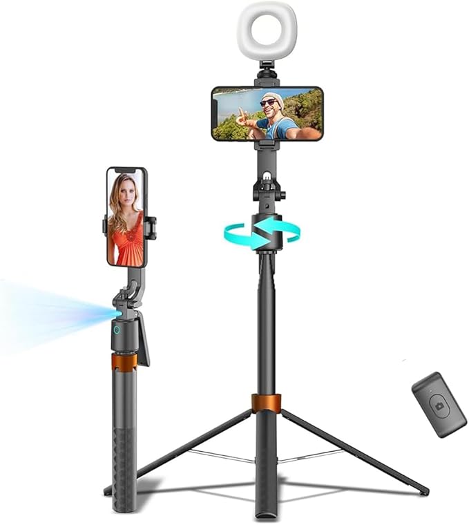 Auto Face Tracking Phone Holder, 360° Rotation Phone Tripod by SYHsdzg+and+happiness+with+you+every+day%21