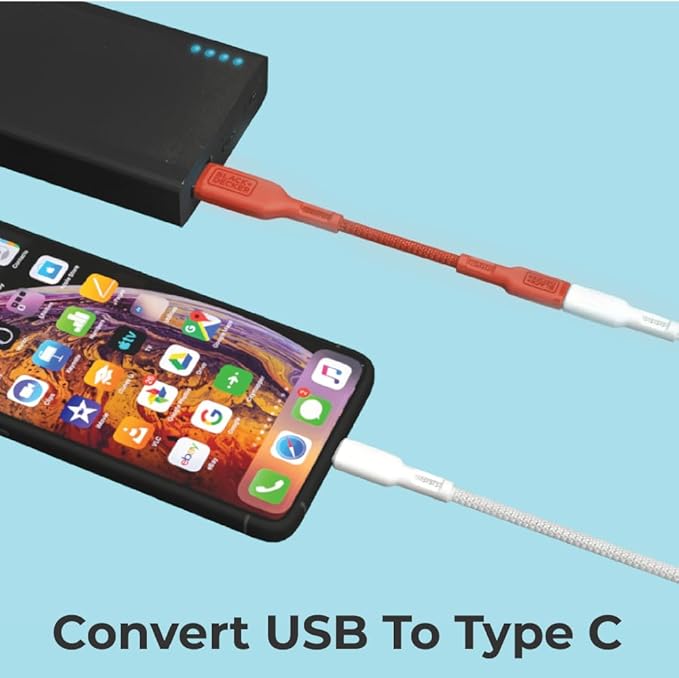 BLACK+DECKER USB C to USB Adapter, Type C Female to USBA Male OTG Cable USBA to - Image 6