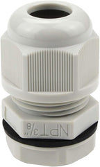 XHF 50 Pcs 3/8" IP68 Strain Relief Nylon Cord Grip Waterproof NPT Cable Glands by XHF