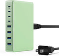 105W USB C Charger Block, 8-Ports GaN III Fast Charging Station Hub, QC4.0+PD by Ekrist