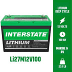Interstate Batteries 12V 100Ah Group Size 27M Lithium Marine/RV Deep Cycle - Image 2