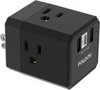 Cruise Ship Essentials, 3-Side Outlet Splitter by POWSAV