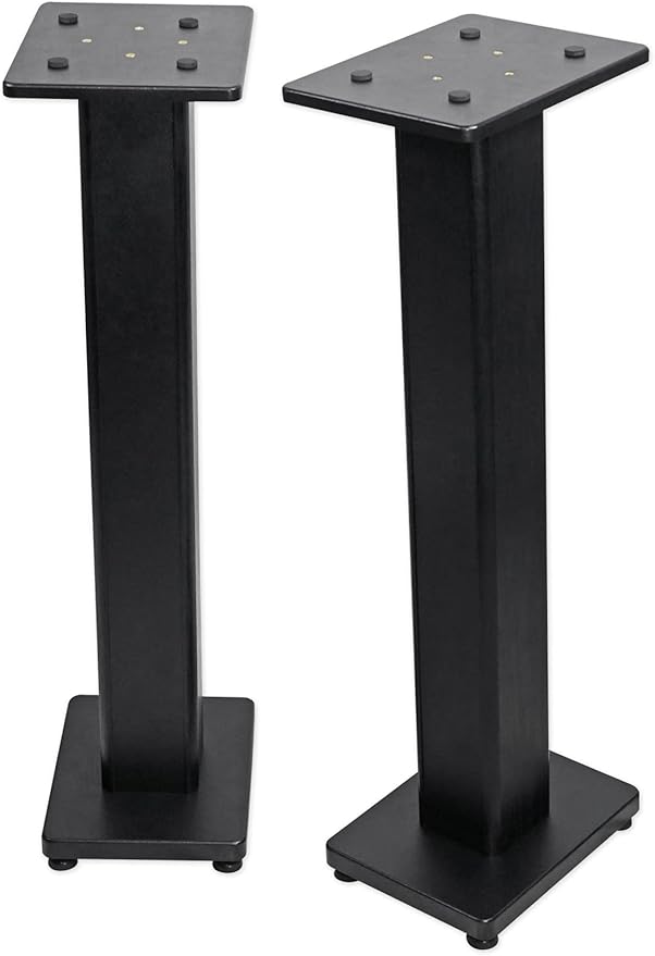 Rockville Pair RHT28 28 Inch Bookshelf Speaker Stands, 60 lbs Capacity - Image 4
