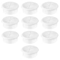 2" White Desk Grommet, JTemgle Flexible Cable Grommet Rubber Cable Hole Cover by JTemgle